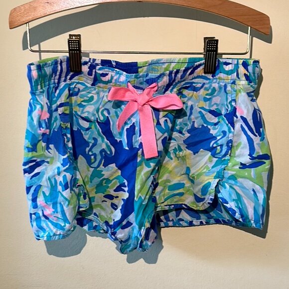 Lilly Pulitzer Girls Cotton Shorts, size XL - Picture 1 of 4